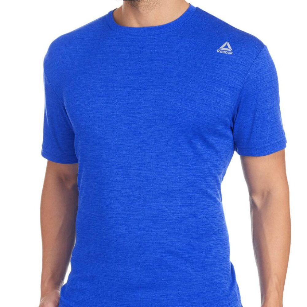 Reebok Neptune Electric Blue V Neck T Shirt
